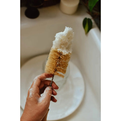Soft Bottle Brush With Cotton Tip - Zefiro