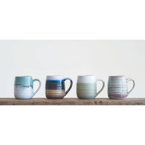 Sonoma Mug - Mint + Brown