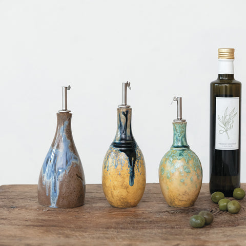 Sonoma Oil Cruet - Cobalt + Sand