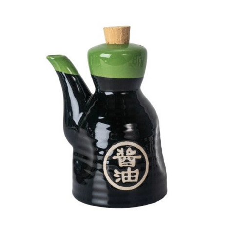 Soy Sauce Dispenser Shoyu Kanji Bottle - Green
