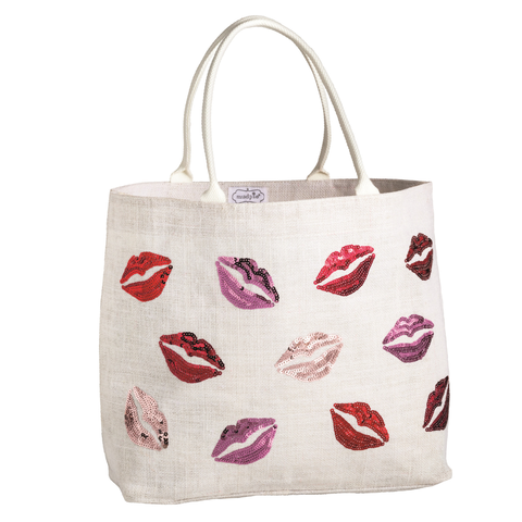 Sparkle Lips Tote Bag
