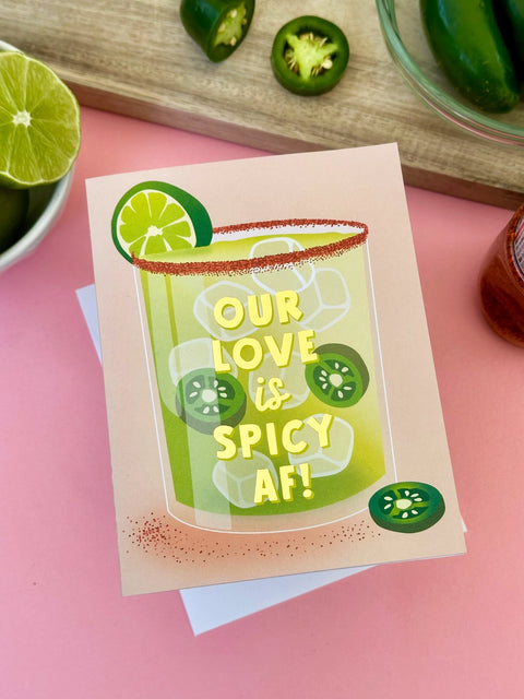 Spicy Love Card - The Social Type