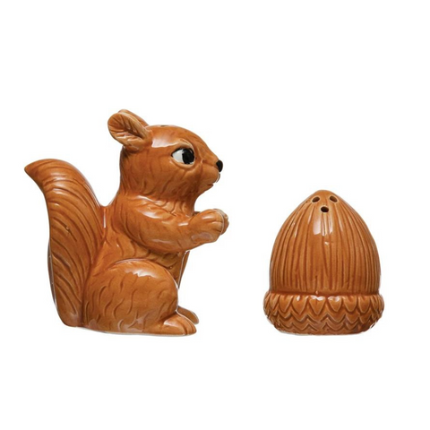 Squirrel + Acorn Salt And Pepper Set