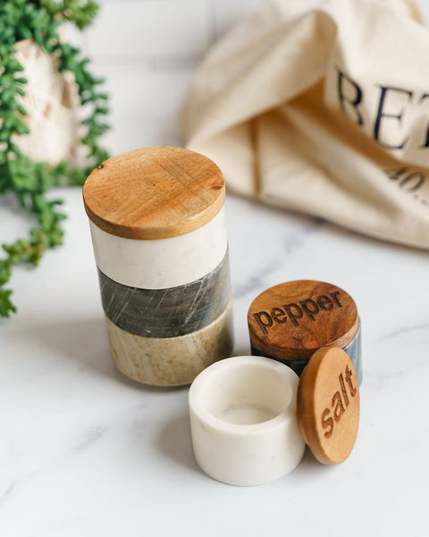 Stacking Marble Pinch Pots