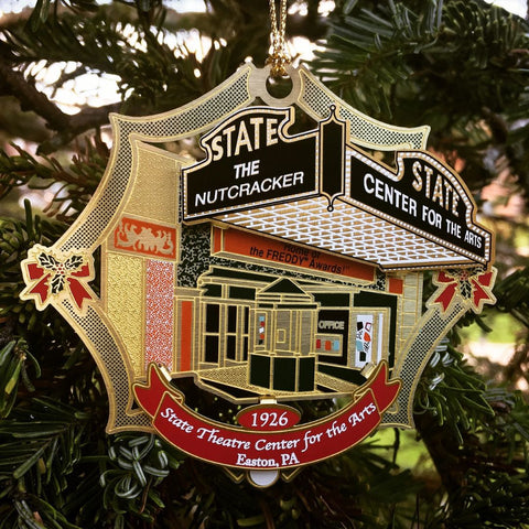 State Theatre Marquee Ornament, 3.25" x 3"