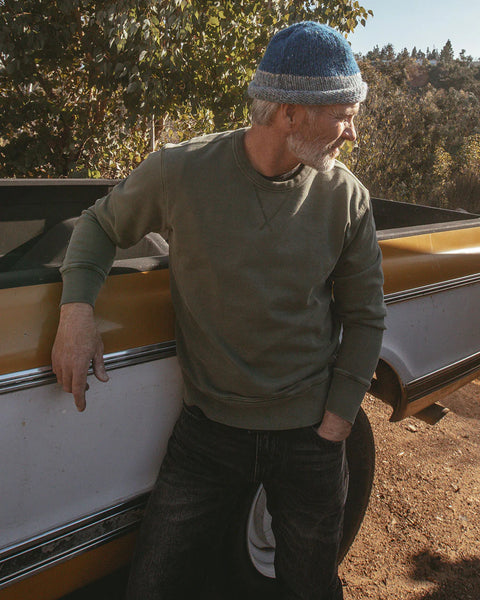 Steel City Vintage Crewneck Sweatshirt - Army