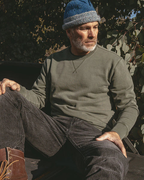 Steel City Vintage Crewneck Sweatshirt - Army