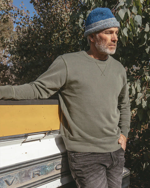 Steel City Vintage Crewneck Sweatshirt - Army