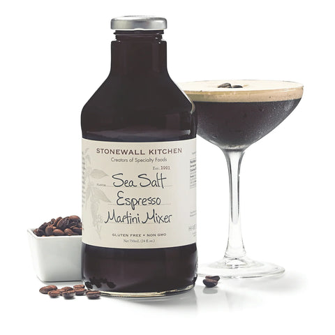 Sea Salt Espresso Martini Cocktail Mix + Mocktail Mix - Stonewall Kitchen