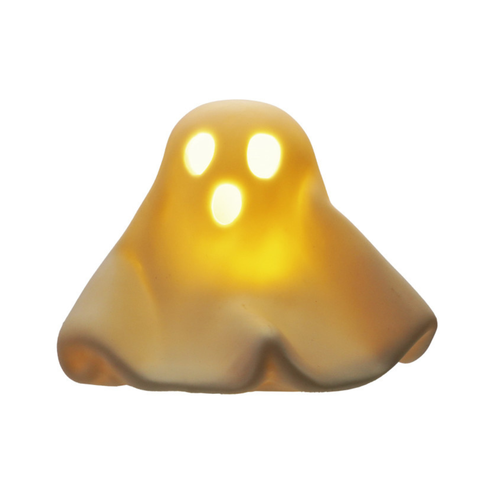 Stoneware Bisque Ghost with LED Light