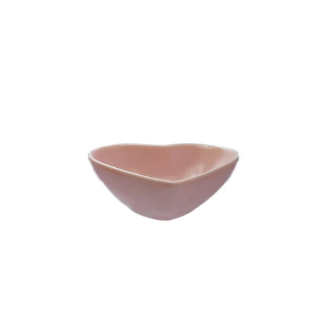 Stoneware Heart Shaped Dish - Pink