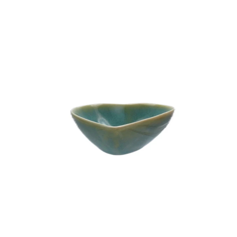 Stoneware Heart Shaped Dish - Turquoise