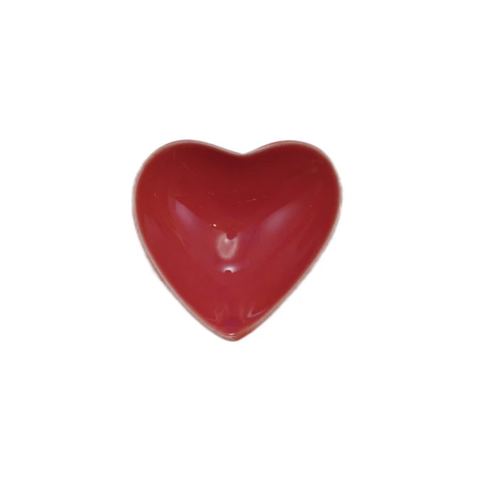 Stoneware Heart Shaped Dish - Red