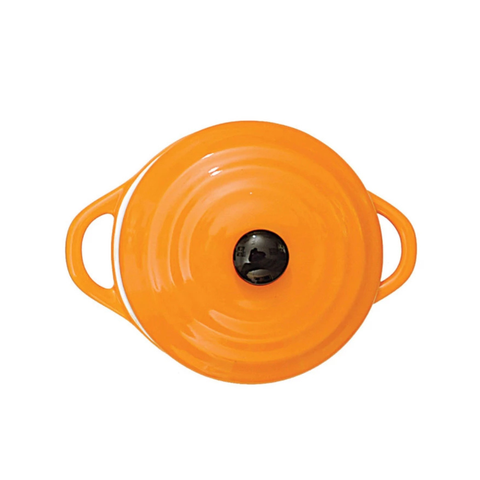 Stoneware Mini Baker with Lid - Orange