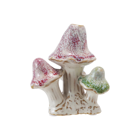Stoneware Mushroom Shaped Mini Vase