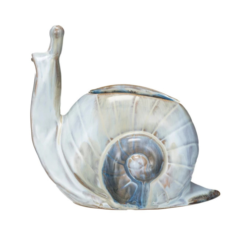 Stoneware Snail Vase/Planter