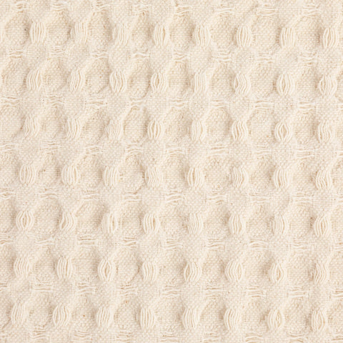 Stonewashed Cotton Waffle Weave Tea Towel, Natural