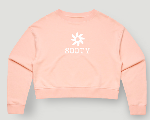 Land And Sea Crop Crew Sweatshirt - Sooty Venture Co.