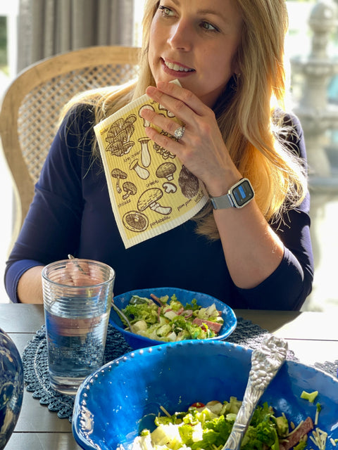 Swedish Dish Cloth - Mushroom Medley