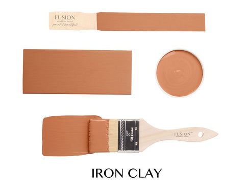 Iron Clay Fusion Mineral Paint, 16.9oz/500ml