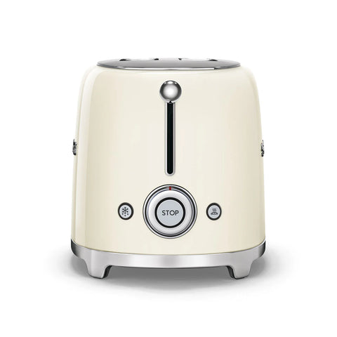 SMEG 2-Slot, 2-Slice Retro Style Toaster, Cream