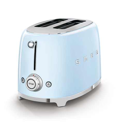 SMEG Retro Style 2-Slice Toaster, Pastel Blue