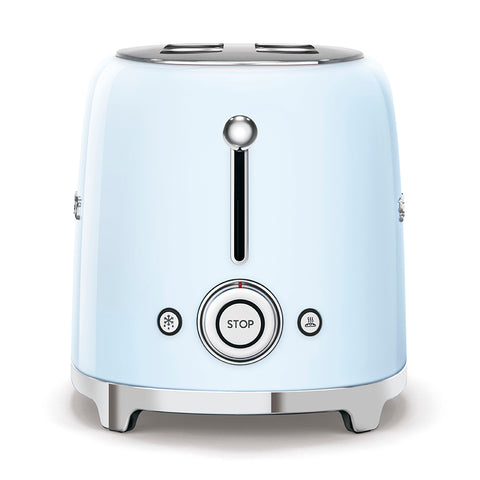 SMEG Retro Style 2-Slice Toaster, Pastel Blue