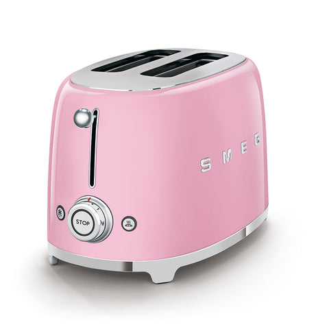 SMEG Retro Style 2-Slice Toaster, Pink