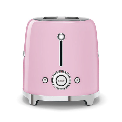 SMEG Retro Style 2-Slice Toaster, Pink