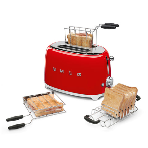 SMEG Retro Style 2-Slice Toaster, Red
