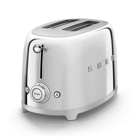 SMEG Retro Style 2-Slice Toaster, Stainless Steel
