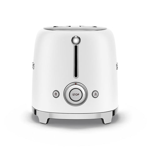 SMEG Retro Style 2-Slice Toaster, Matte White