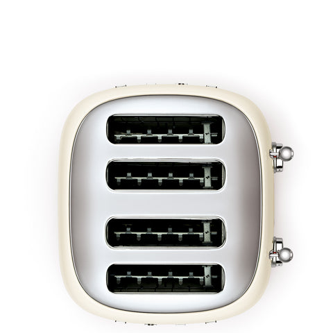 SMEG  Retro Style 4x4 Slot Toaster, Cream