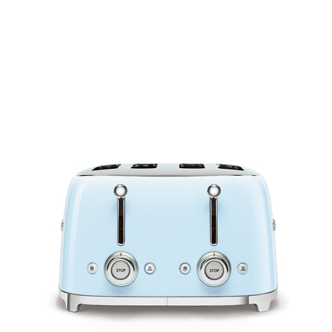 SMEG  Retro Style 4x4 Slot Toaster, Pastel Blue