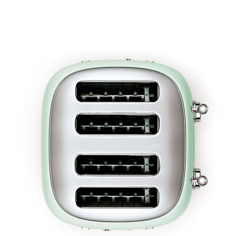 SMEG  Retro Style 4x4 Slot Toaster, Pastel Green