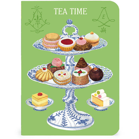 Tea Time Set of 3 Mini Notebooks - Cavallini