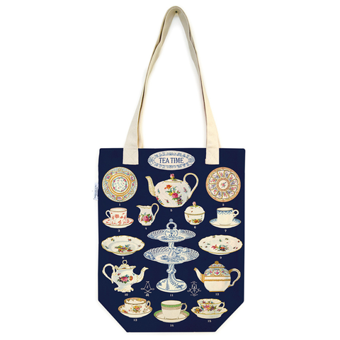 Tea Time Tote Bag - Cavallini