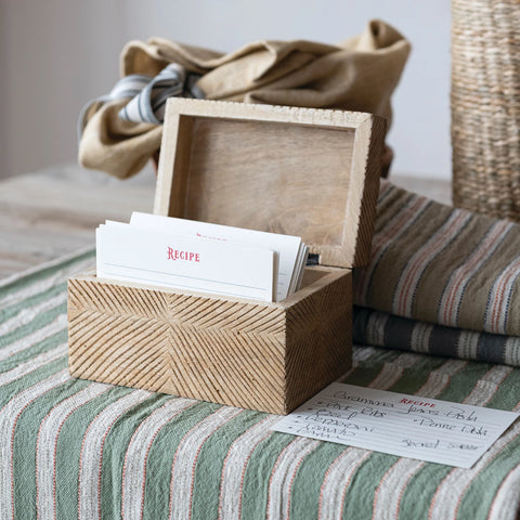 Tesoro Recipe Box with Cards
