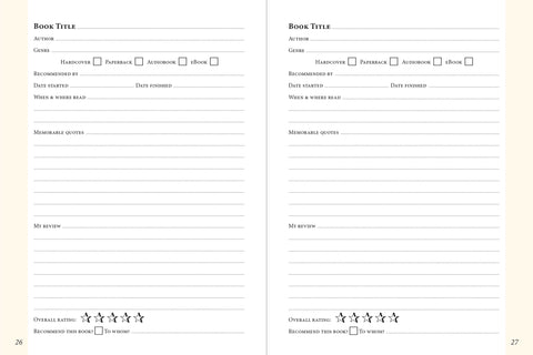 The Book Lover's Journal