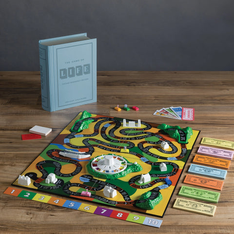 "The Game of Life" - Vintage Bookshelf Edition
