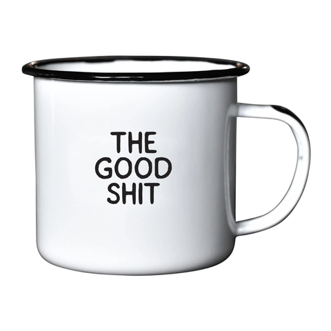 The Good Shit Enamel Mug - Swag Brewery