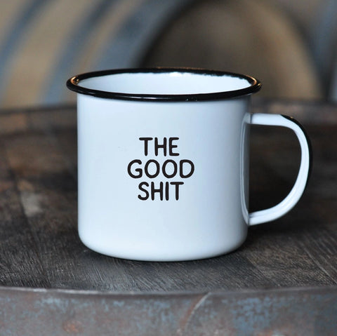 The Good Shit Enamel Mug - Swag Brewery