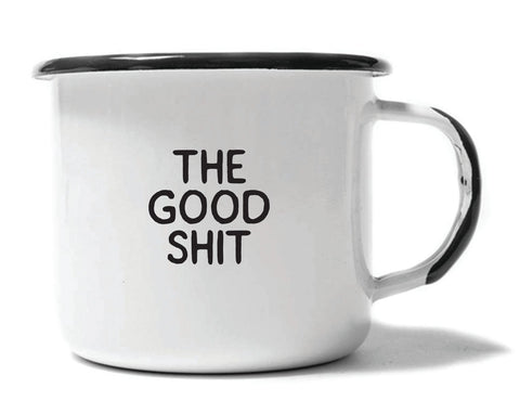 The Good Shit Enamel Mug - Swag Brewery