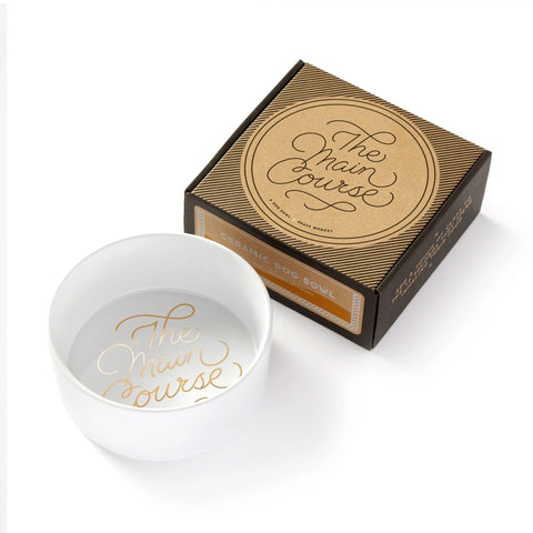 The Main Course Pet Food Bowl - Brass Monkey