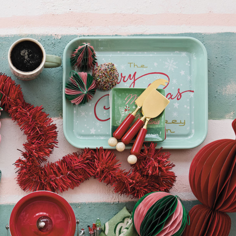 The Merry Christmas Whiskey Room Tray
