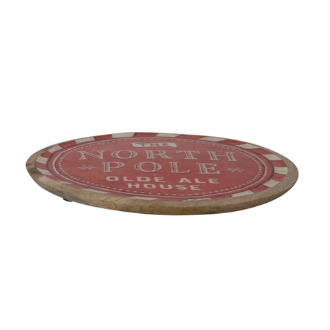The North Pole Olde Ale House Enameled Wood Tray