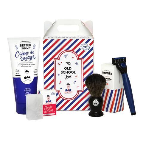 The Old School Box Shaving Gift Set - Monsieur BARBIER