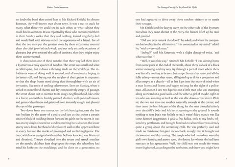 The Strange Case Of Doctor Jekyll And Mr. Hyde - Masterpiece Library Edition