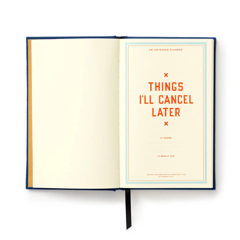 Things I'll Cancel Later Undated Daily Planner
