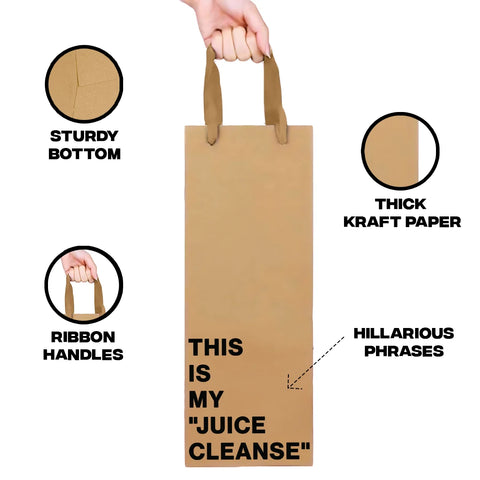 This Is My "Juice Cleanse" Wine Gift Bag